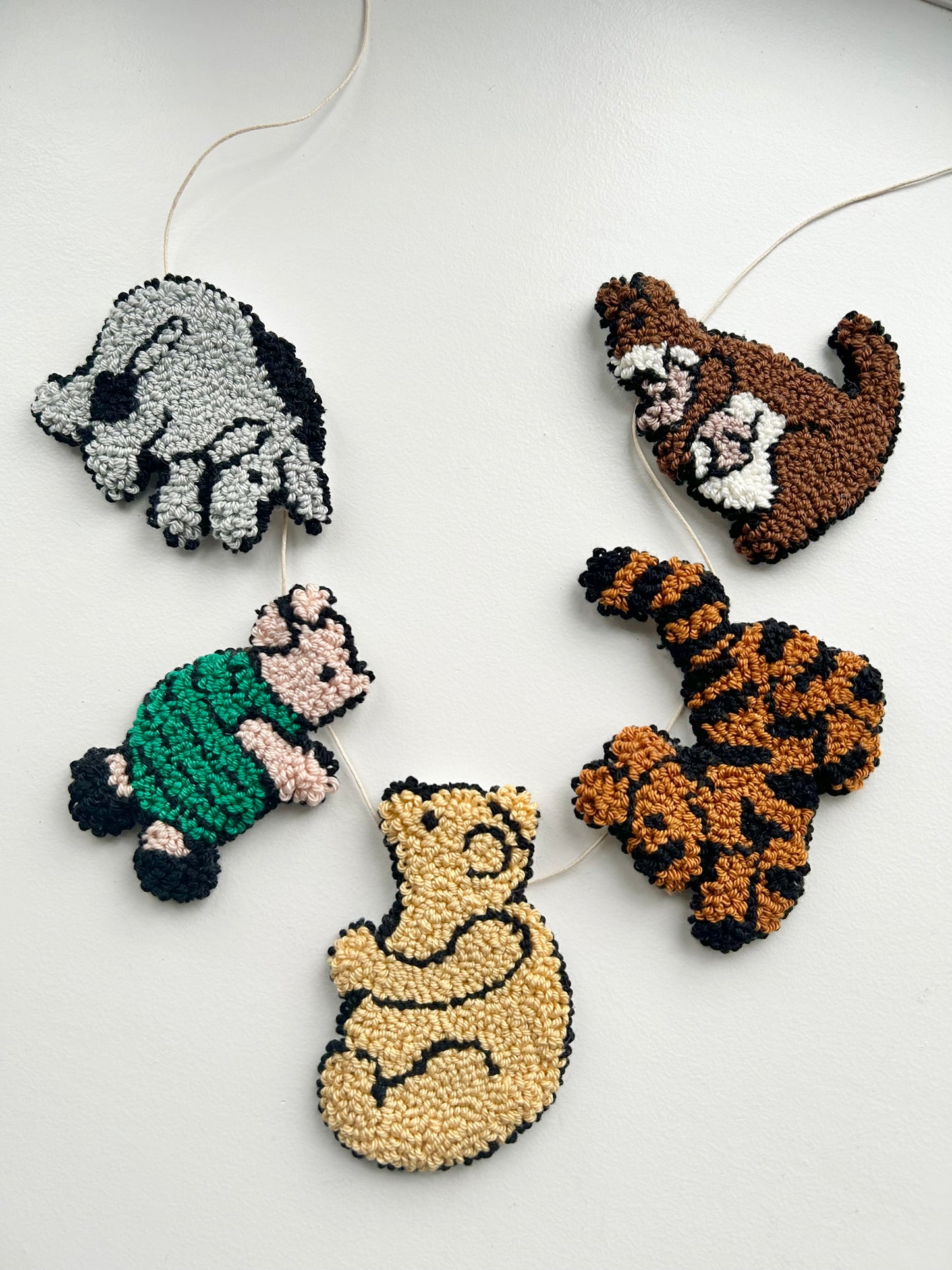 Winnie-the-Pooh Nursery Decor | Vintage Character Garland