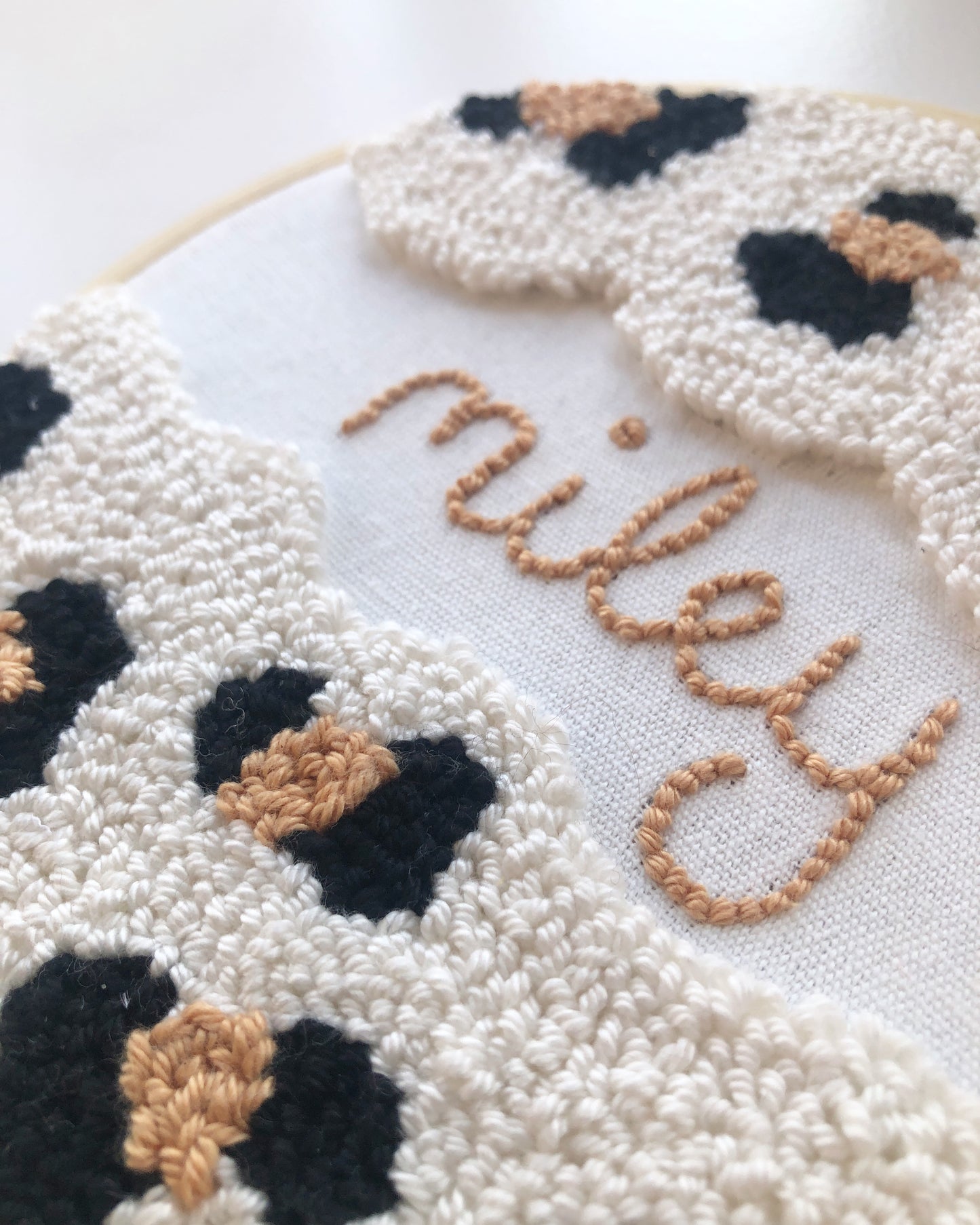 Personalised Leopard Print Wall Art