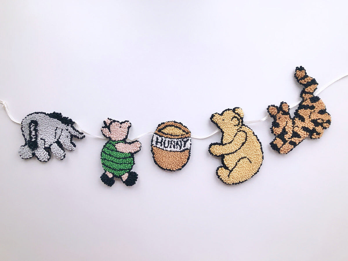 Winnie-the-Pooh Nursery Decor | Vintage Character Garland