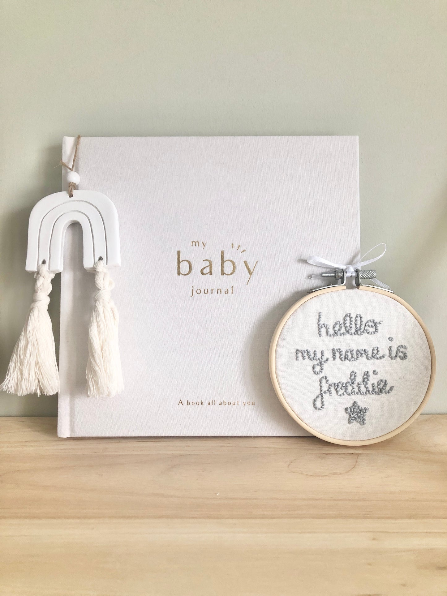 Baby Name Announcement Sign