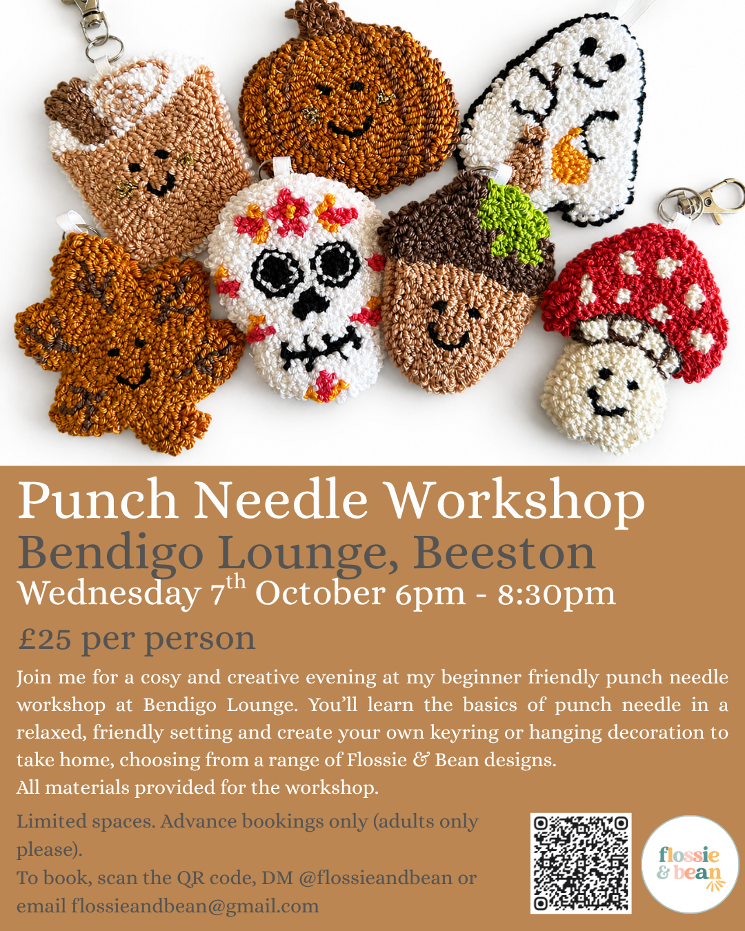 Punch Needle Workshop | Bendigo Lounge | 07.10.26 6pm-8:30pm