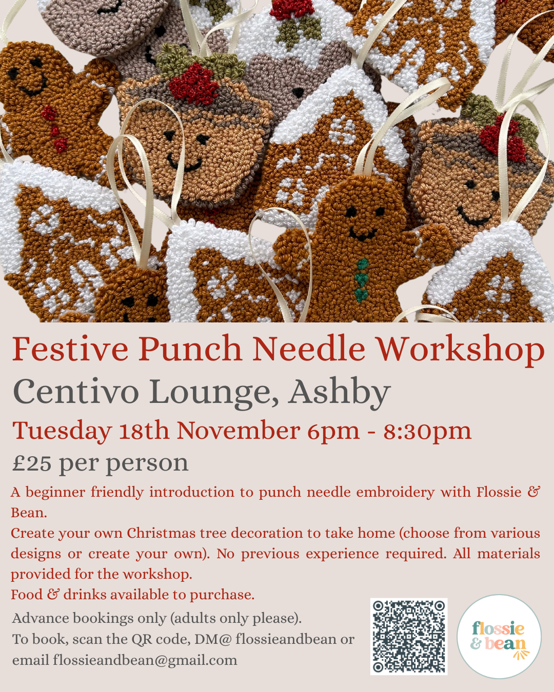 Punch Needle Workshop | Centivo Lounge | 18.11.25 6pm - 8:30pm