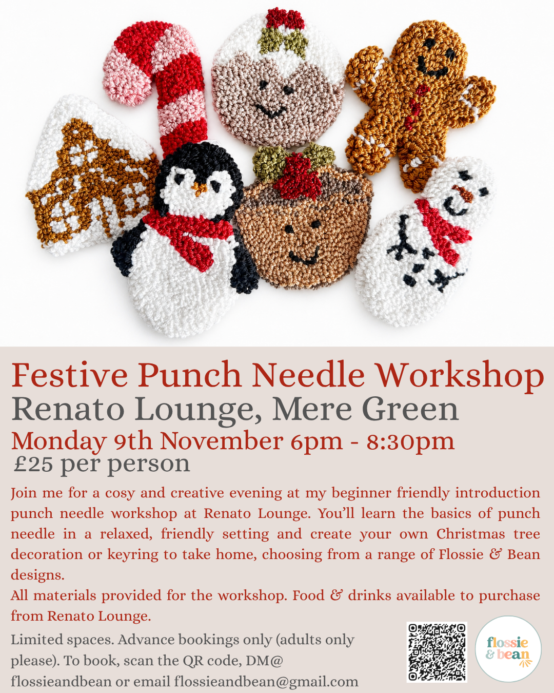 Punch Needle Workshop | Renato Lounge | 09.11.26 6pm - 8:30pm