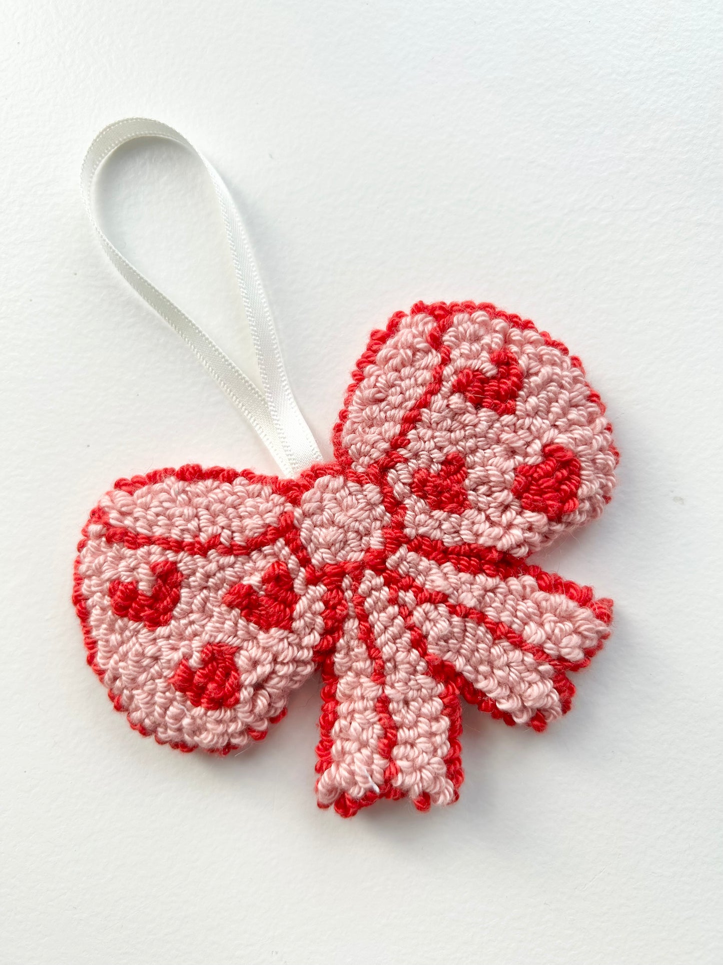 Punch Needle Embroidery Craft Kit | Bow Decoration