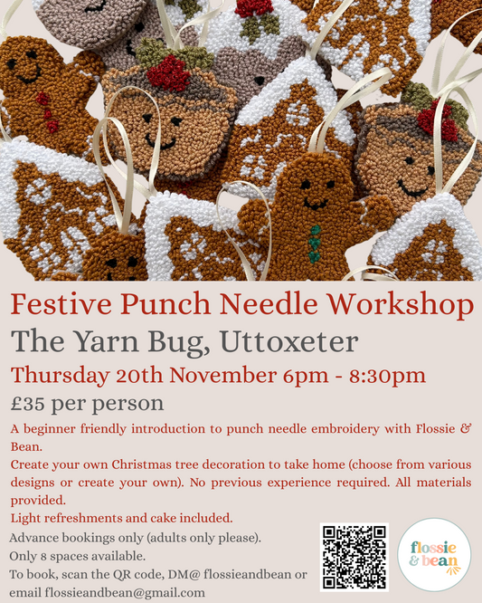 Punch Needle Workshop | The Yarn Bug, Uttoxeter | 20.11.25 6pm - 8:30pm