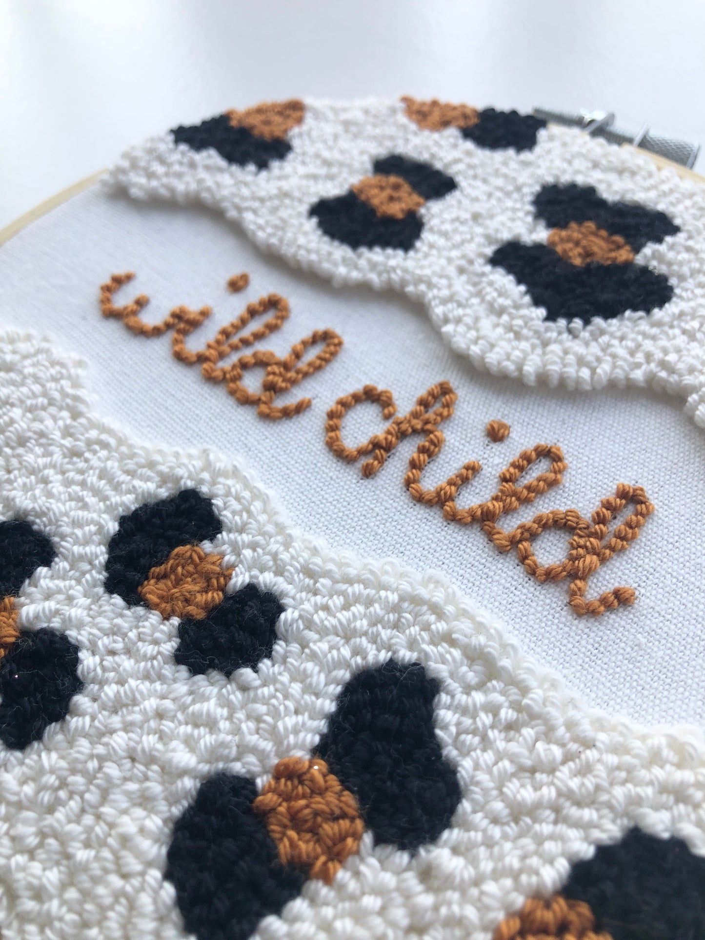 Personalised Leopard Print Wall Art