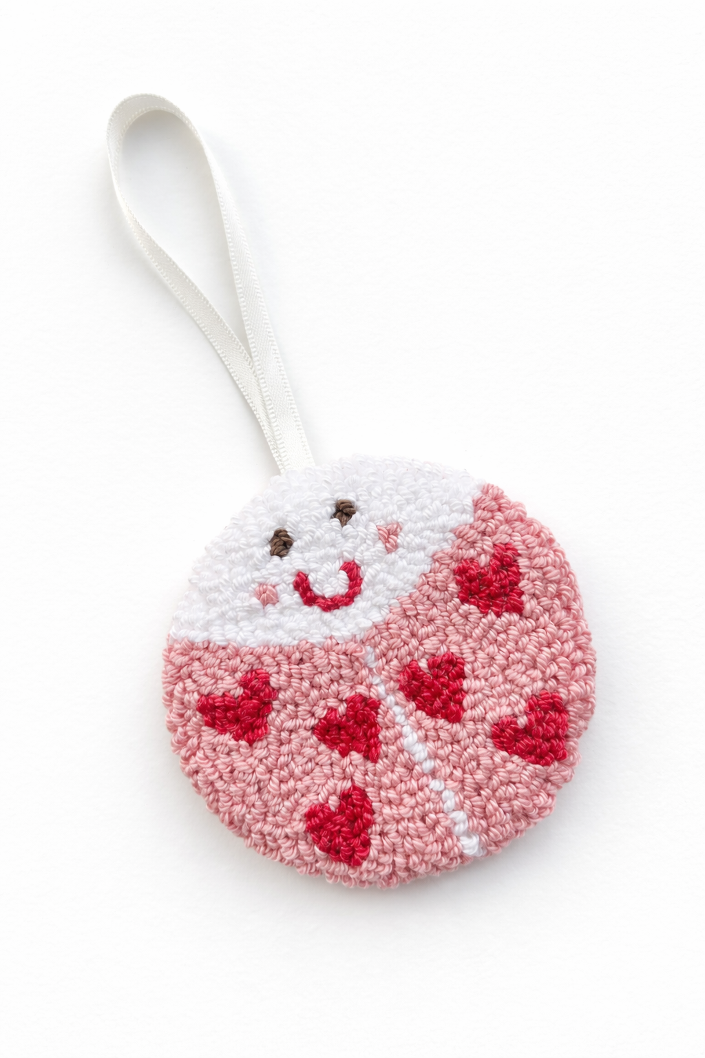 Punch Needle Embroidery Craft Kit | Love Bug Decoration