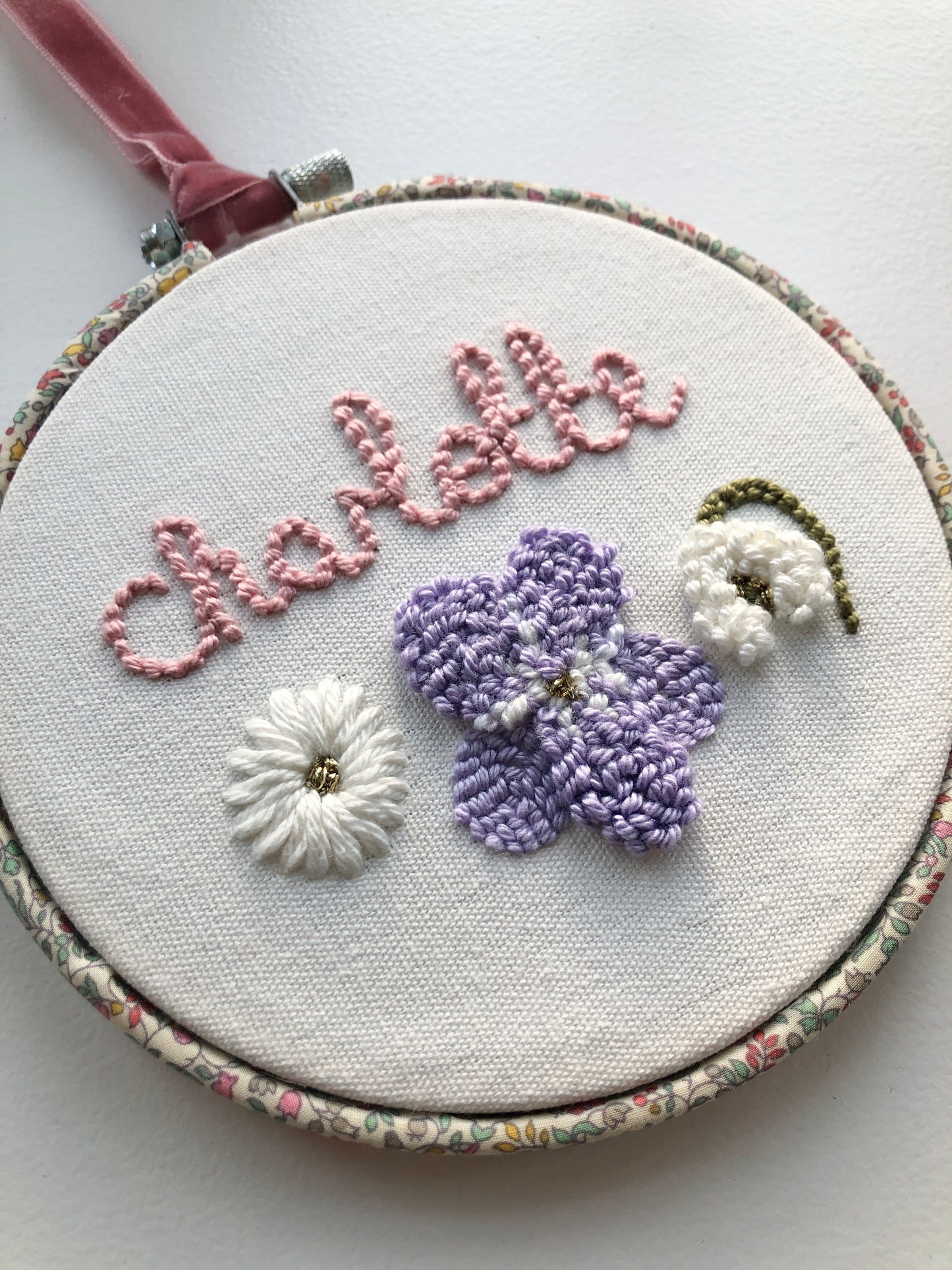 Custom Punch Needle Art | Personalised Name Sign