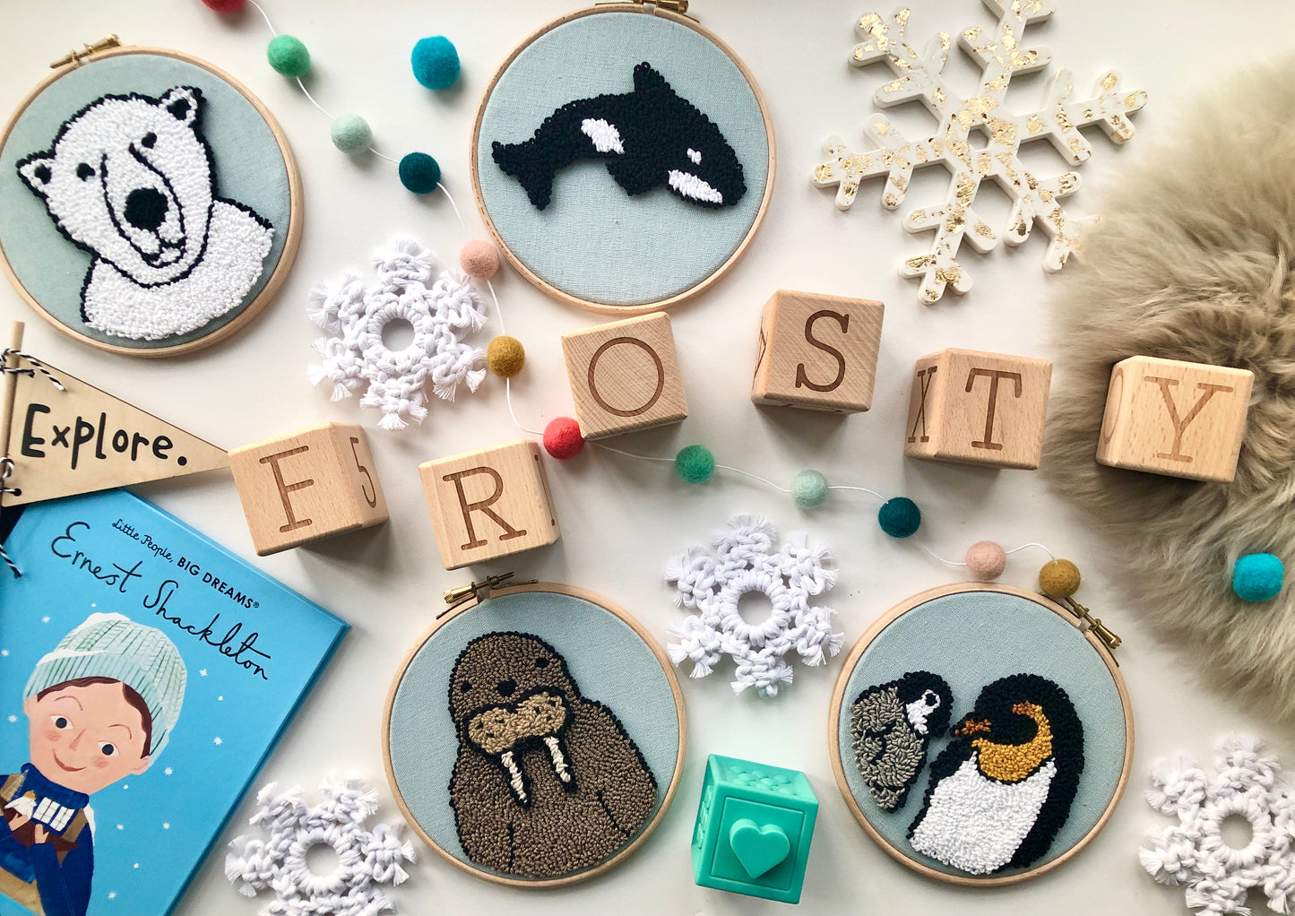 Polar Bear Wall Decoration