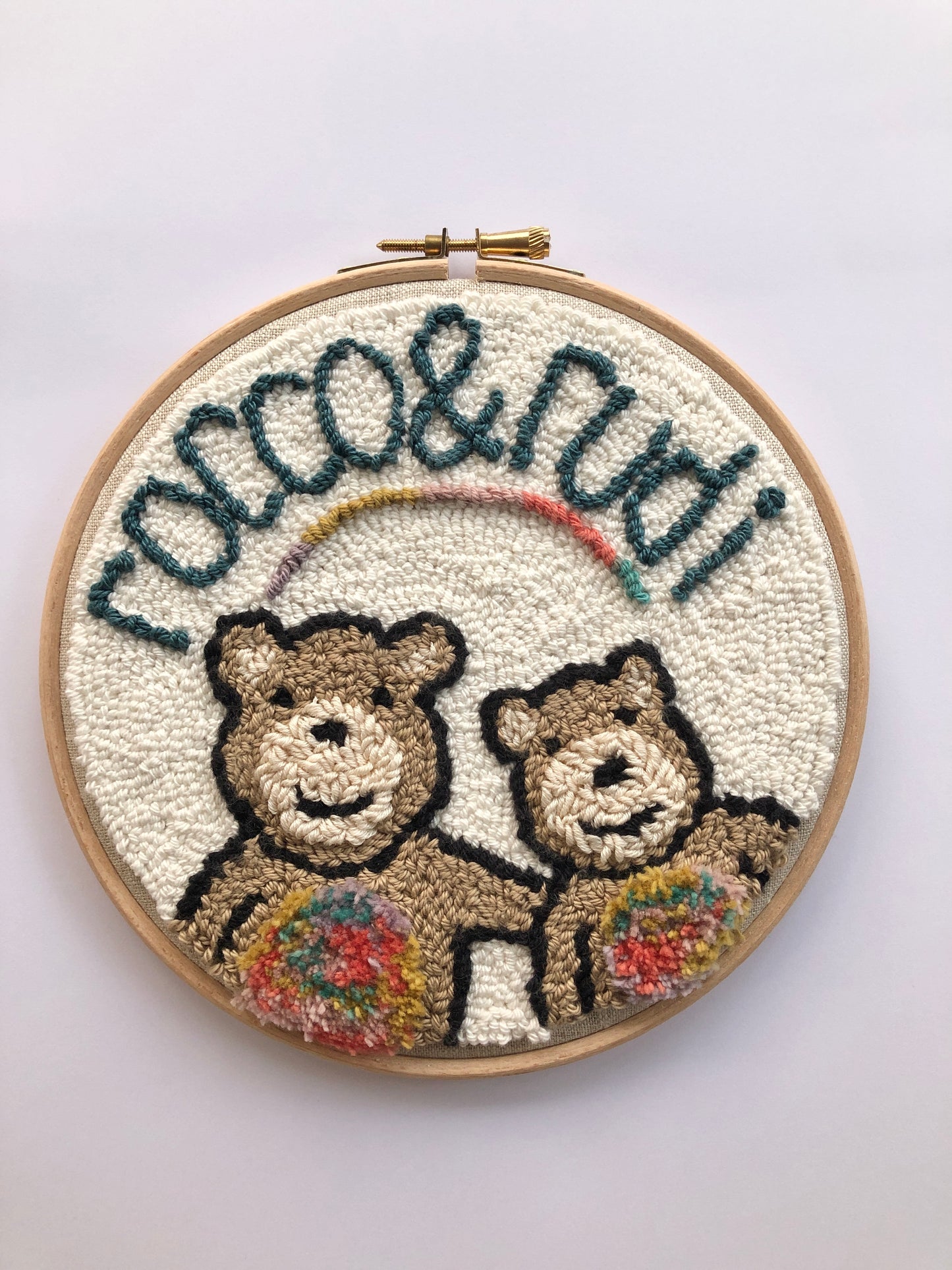 Custom Punch Needle Art | Personalised Name Sign