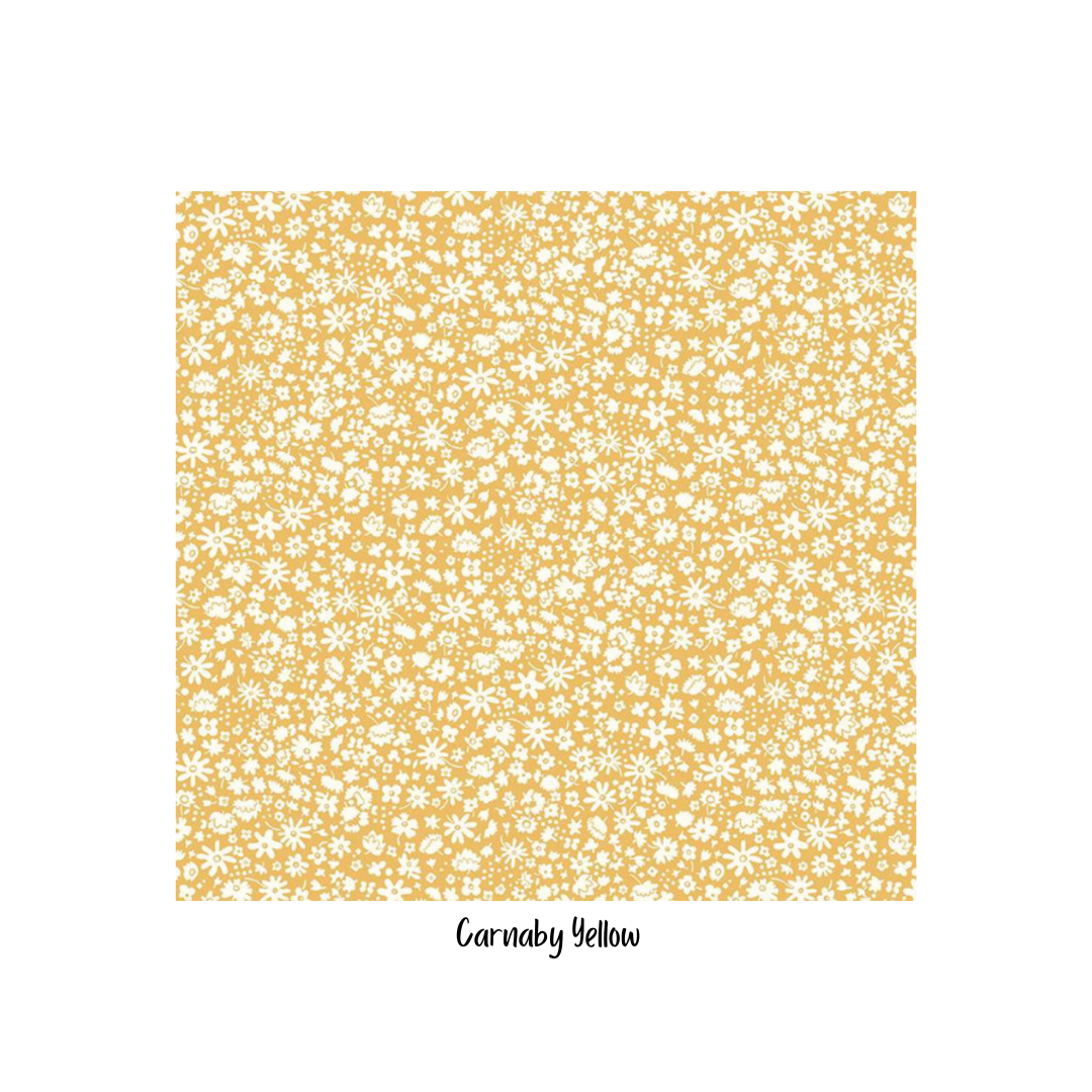 Liberty Carnaby Yellow Fabric