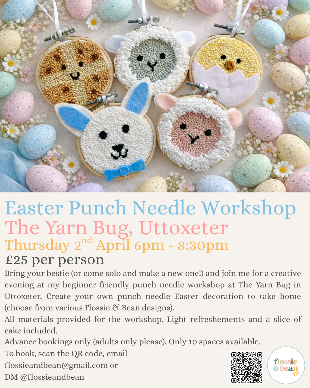 Punch Needle Workshop | The Yarn Bug | 02.04.26 6pm - 8:30pm