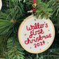 Personalised First Christmas Decoration