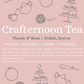 Crafternoon Tea | Delish Syston | 24.08.25 12pm-2:30pm