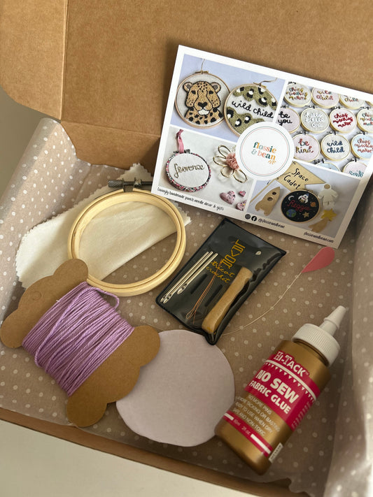 Mini Starter Punch Needle Embroidery Craft Kit