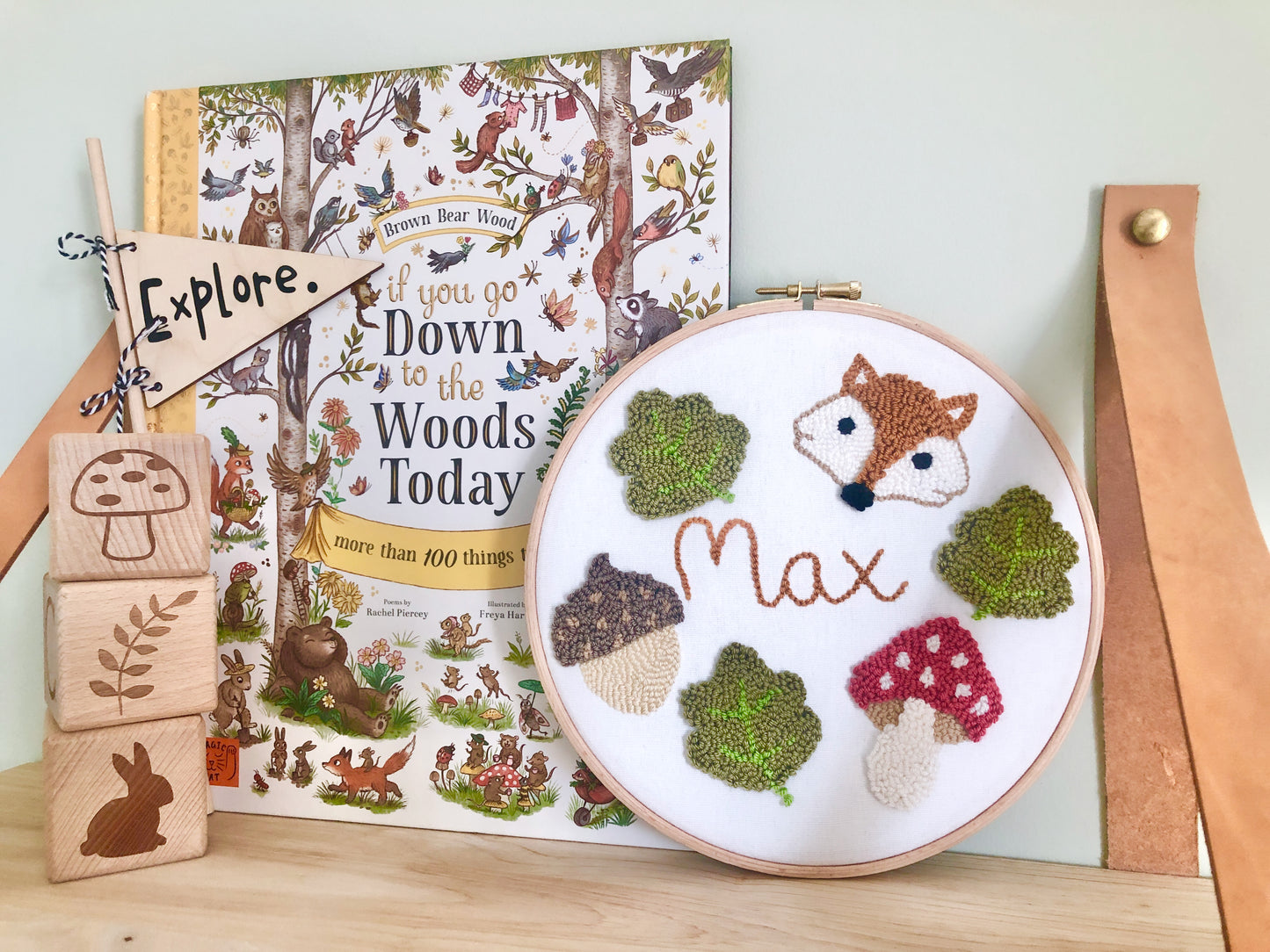 Personalised Woodland Hoop