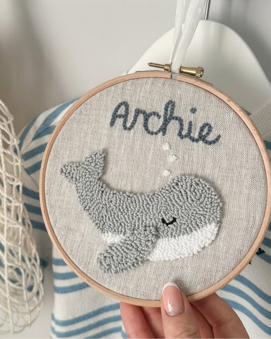 Personalised Name Sign | Whale Design