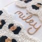 Personalised Leopard Print Hoop