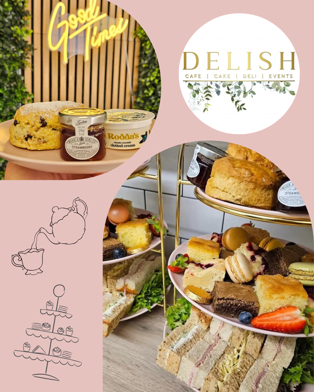 Crafternoon Tea | Delish Syston | 24.08.25 12pm-2:30pm