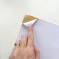Adhesive Back A4 White Velvet Felt Sheet