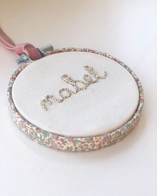 Liberty Wrapped Name Hoop