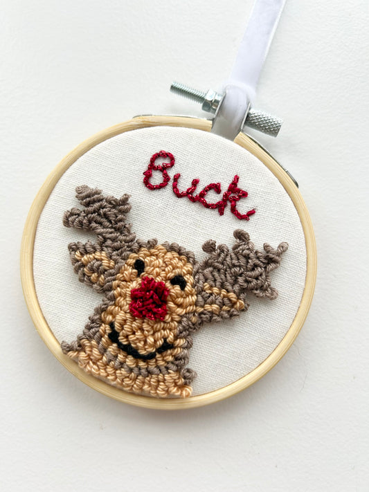 Personalised Rudolph Decoration