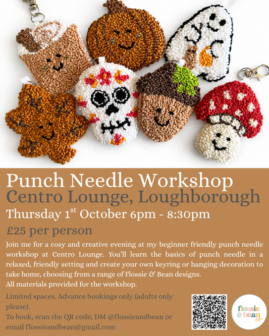 Punch Needle Workshop | Centro Lounge | 01.10.26 6pm-8:30pm