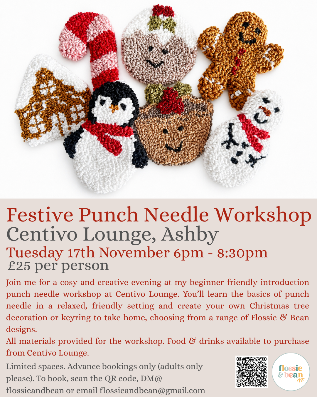 Punch Needle Workshop | Centivo Lounge | 17.11.26 6pm - 8:30pm
