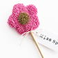 Personalised Punch Needle Flower Stem