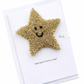 Personalised Star Punch Needle Keepsake Card