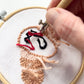 Punch Needle Embroidery Craft Kit | Croissant Decoration