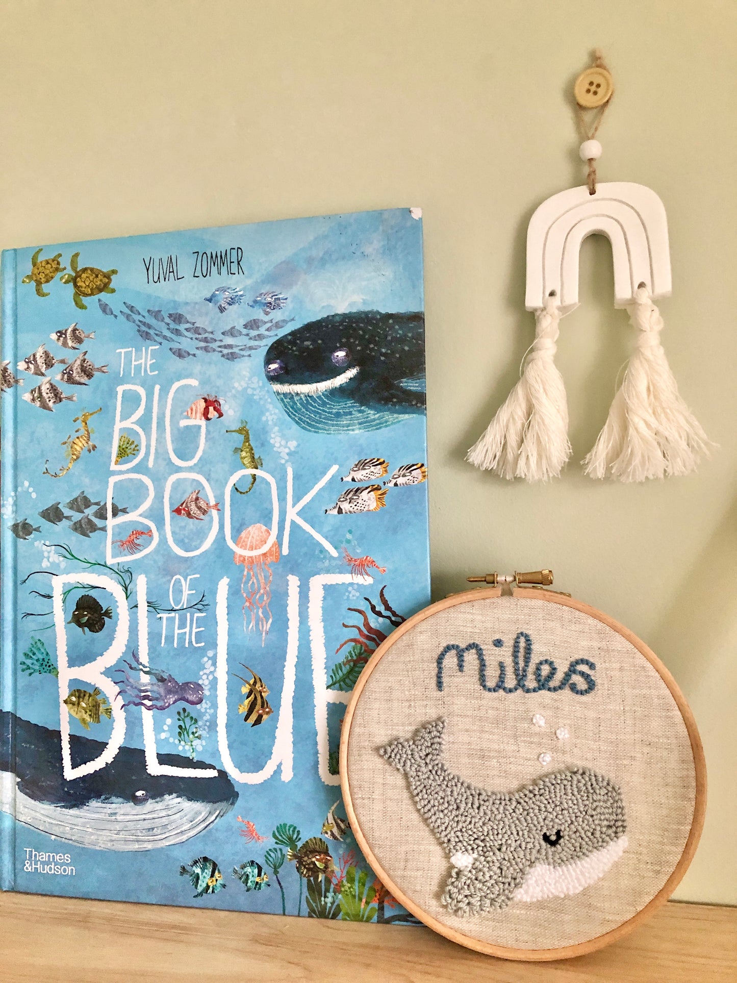 Personalised Whale Hoop