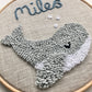 Personalised Whale Hoop