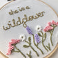 Personalised Wildflower Hoop