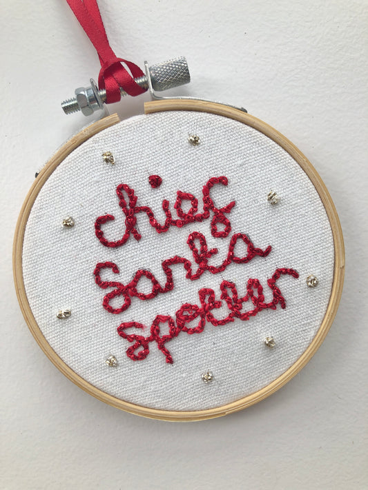Chief Santa Spotter Decoration
