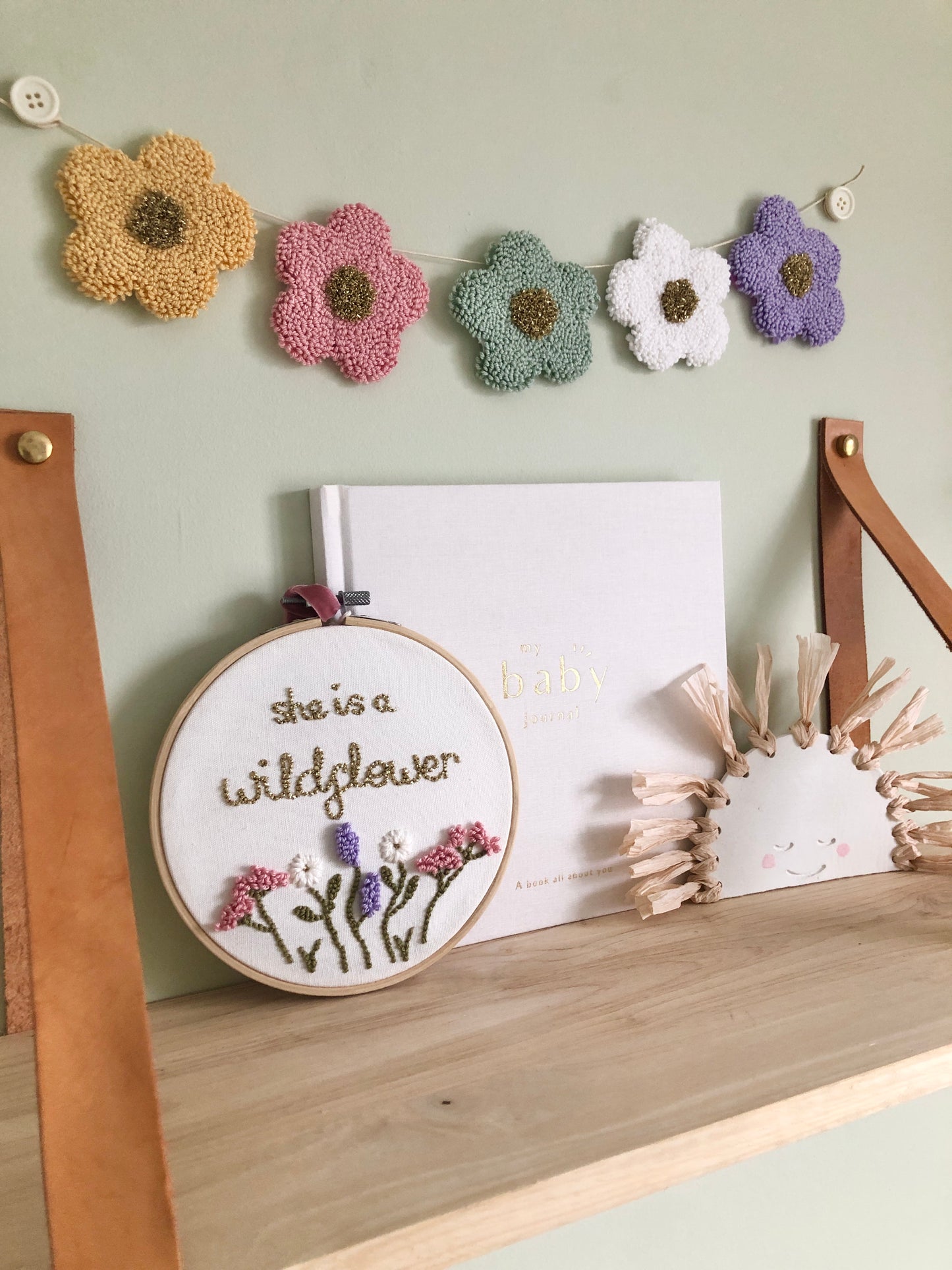 Personalised Wildflower Hoop