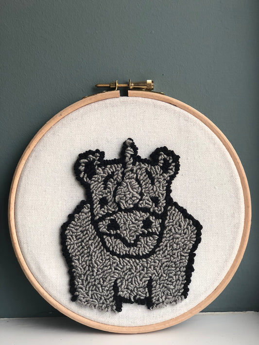 Rhino Wall Decoration