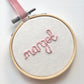 Plain Name Hoop