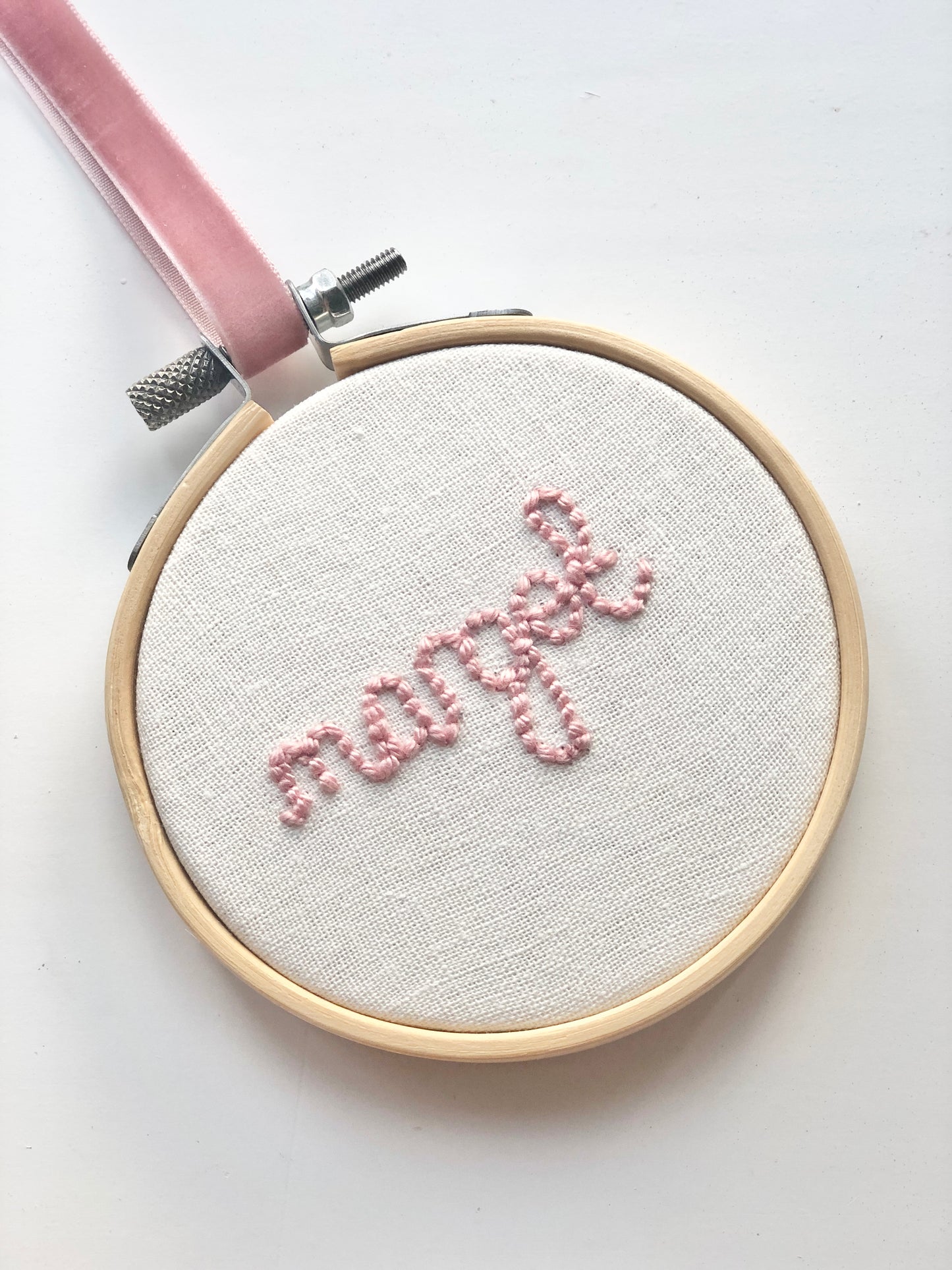 Plain Name Hoop