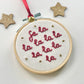 Fa la la la la Decoration