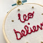 Personalised Believe Decoration