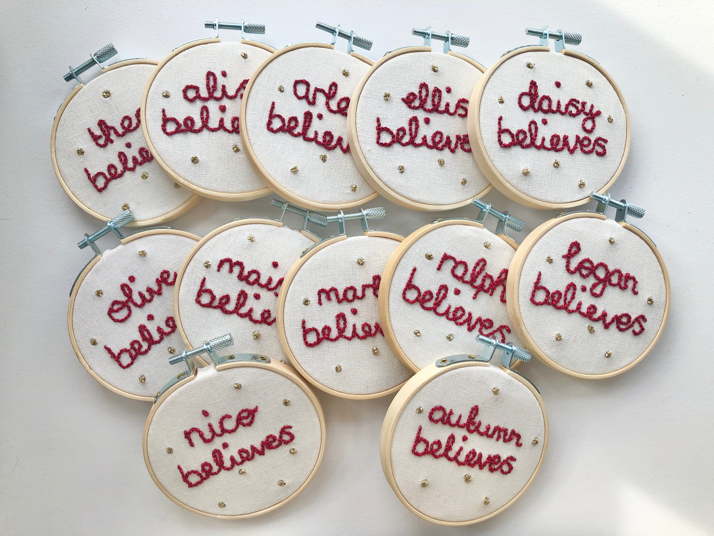 Personalised Believe Decoration