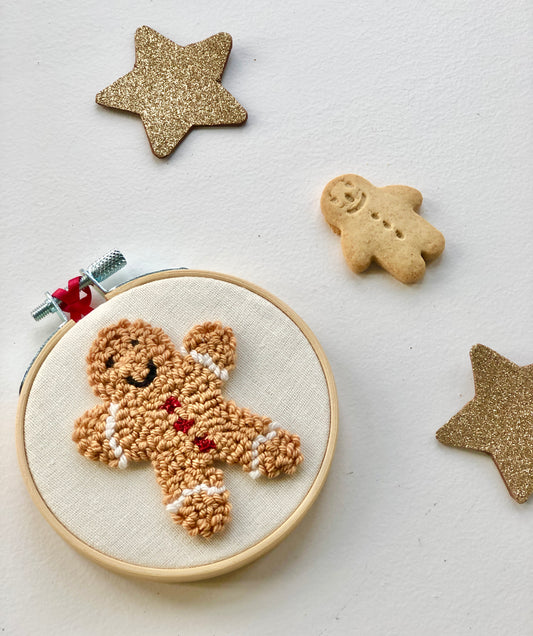 Gingerbread Man Hoop Decoration