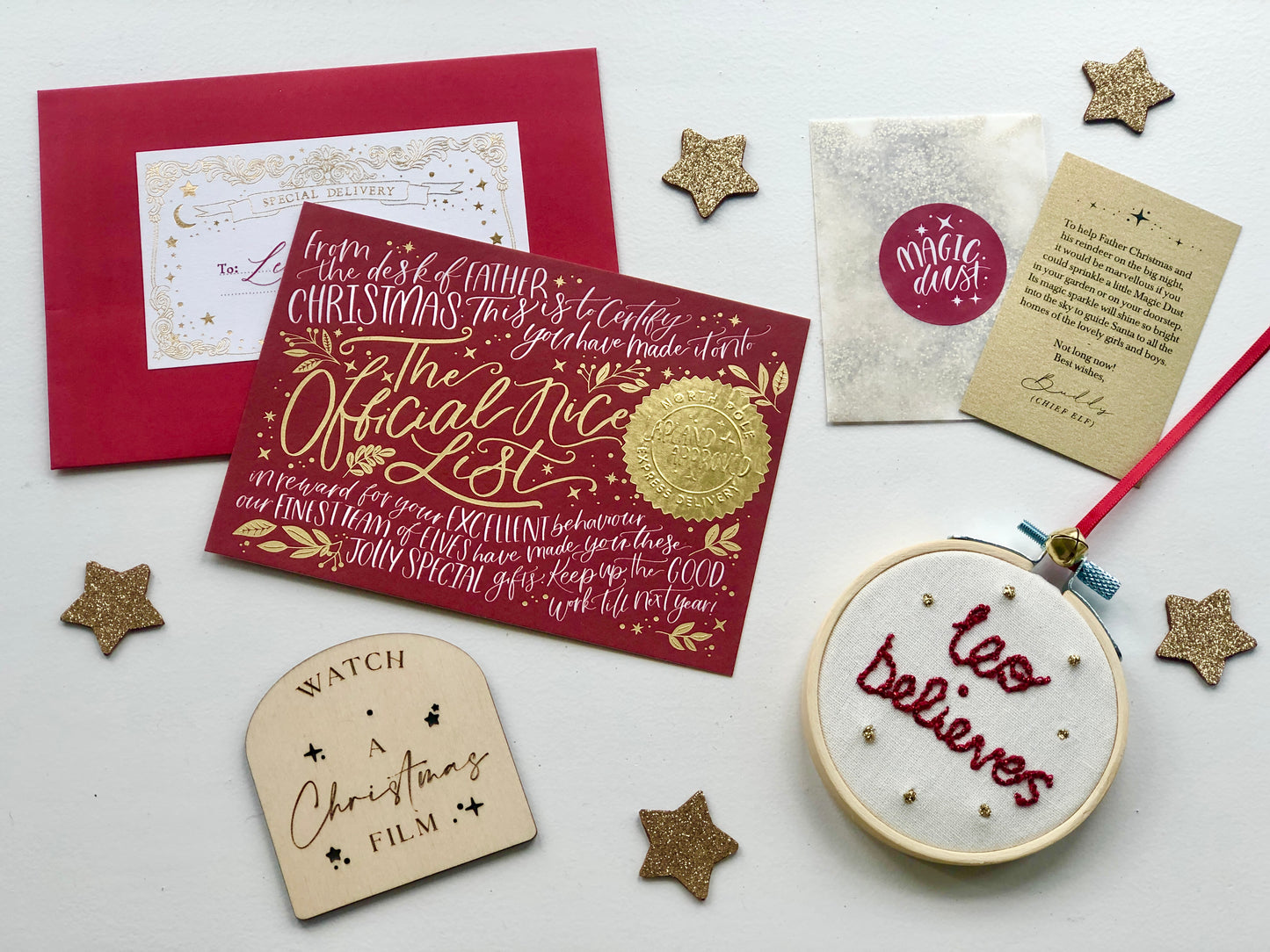 Personalised Believe Decoration