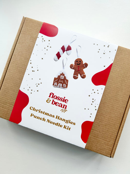 Punch Needle Embroidery Craft Kit | Christmas Tree Decorations