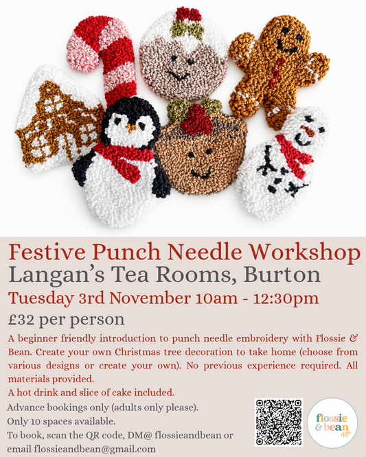 Punch Needle Workshop | Langan’s Tea Rooms | 03.11.26 10am - 12:30pm