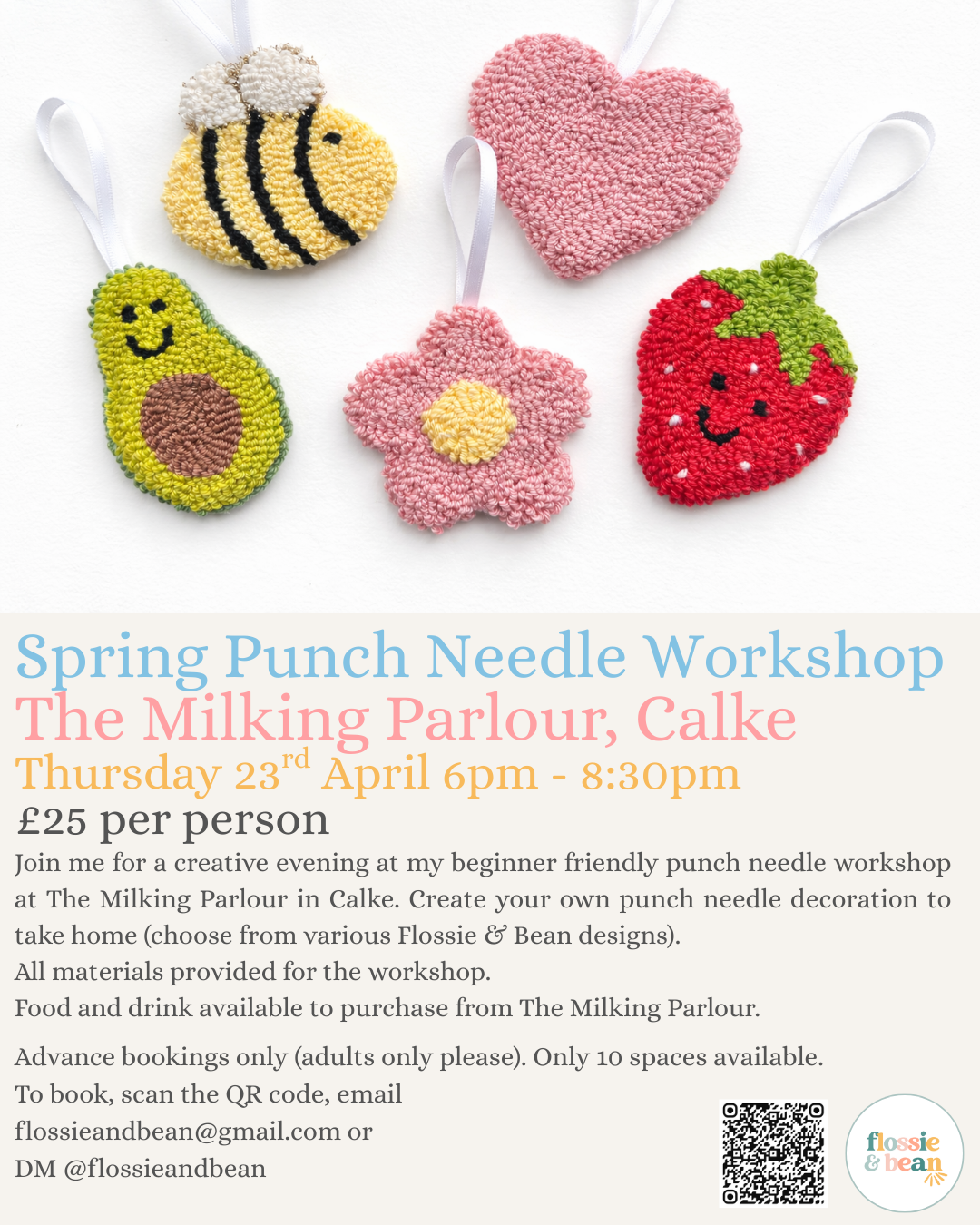 Punch Needle Workshop | The Milking Parlour | 23.04.26 6pm-8:30pm