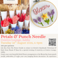 Petals & Punch Needle | Centivo Lounge | 18/08/26 6pm - 9pm