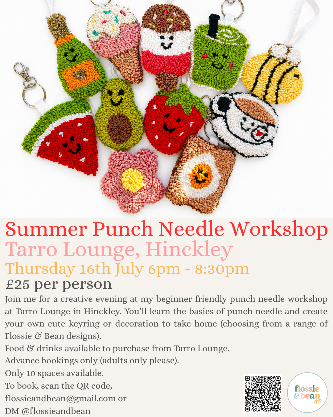 Punch Needle Workshop | Tarro Lounge | 16.07.26 6pm-8:30pm