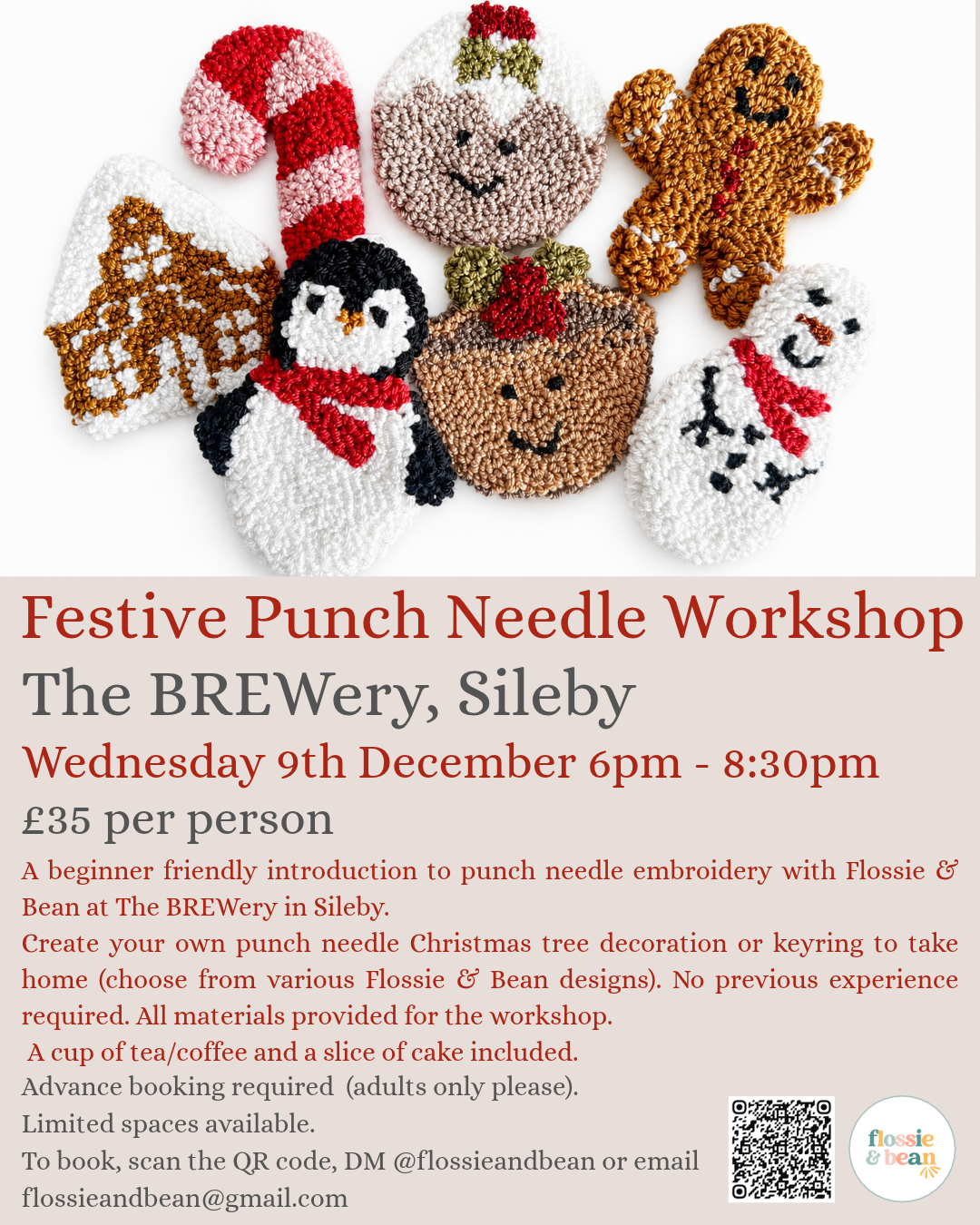 Punch Needle Workshop | The BREWery | 09.12.26 6pm - 8:30pm